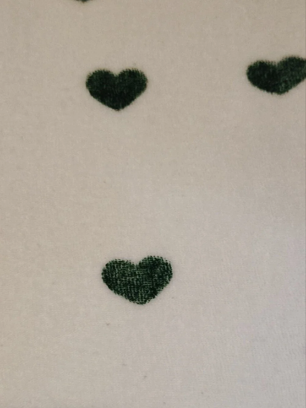 Hugo Loves Tiki White Sleeveless Terry Romper with Green Heart Print